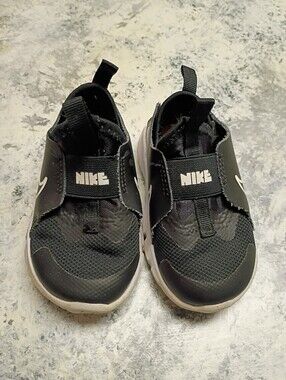 Nike Kids Black and White Slip-On Sneakers